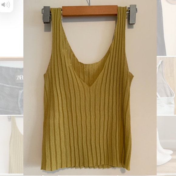 Oak & Fort - Mustard knit tank - Picture 2 of 2